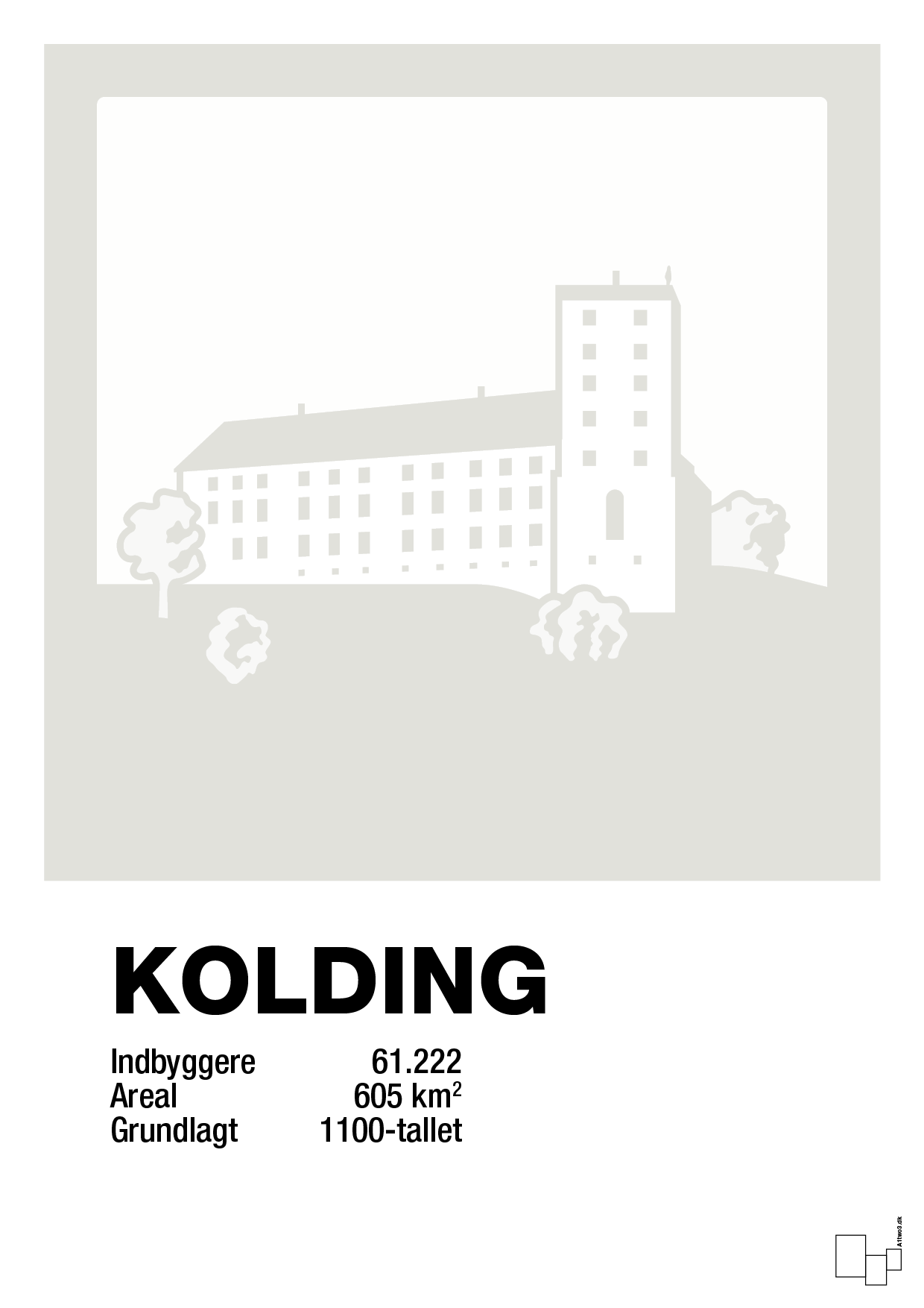 plakat: byplakat kolding - koldinghus - painters white-Byer-A1two3