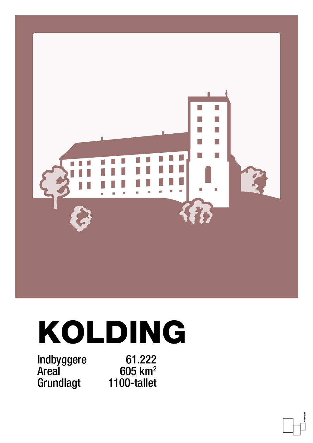 plakat: byplakat kolding - koldinghus - plum-Byer-A1two3