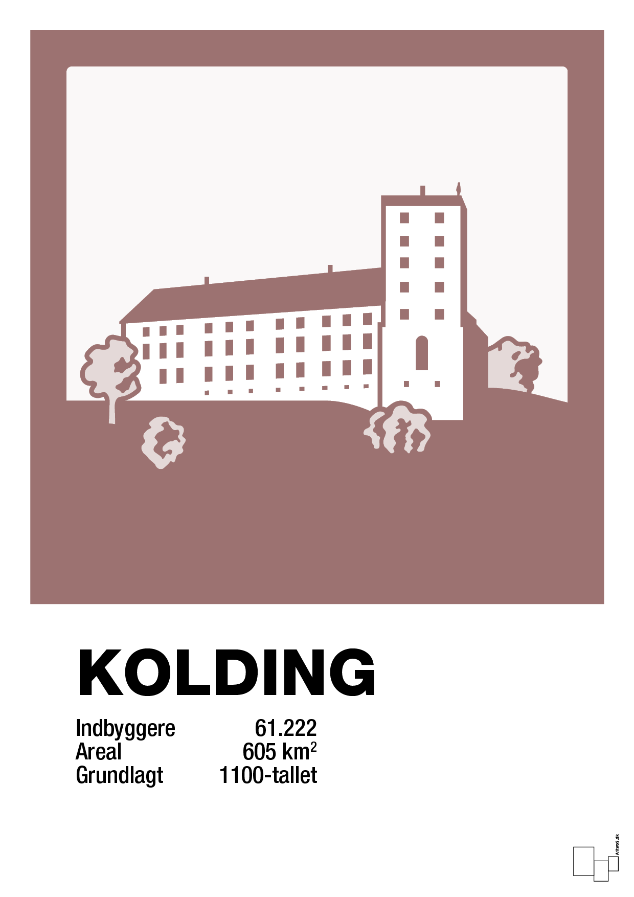 plakat: byplakat kolding - koldinghus - plum-Byer-A1two3