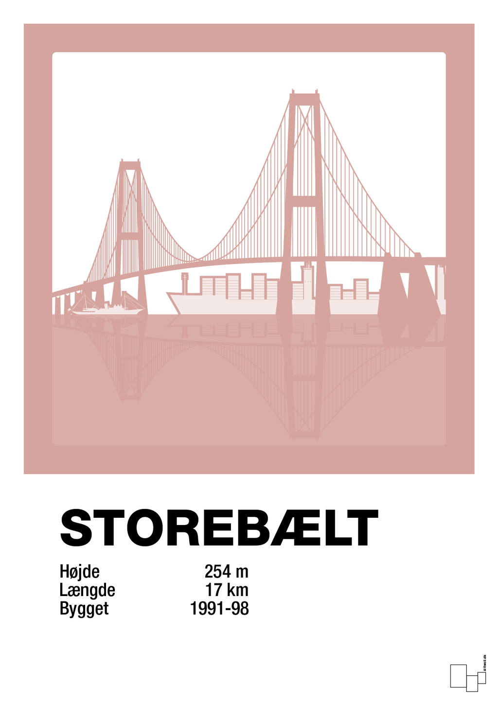 plakat: byplakat korsør & nyborg - storebælt - bubble shell-Byer-A1two3