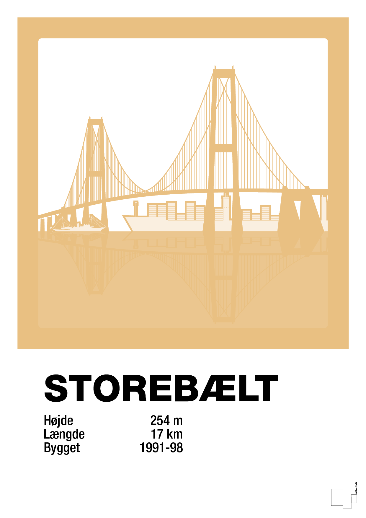 plakat: byplakat korsør & nyborg - storebælt - charismatic-Byer-A1two3