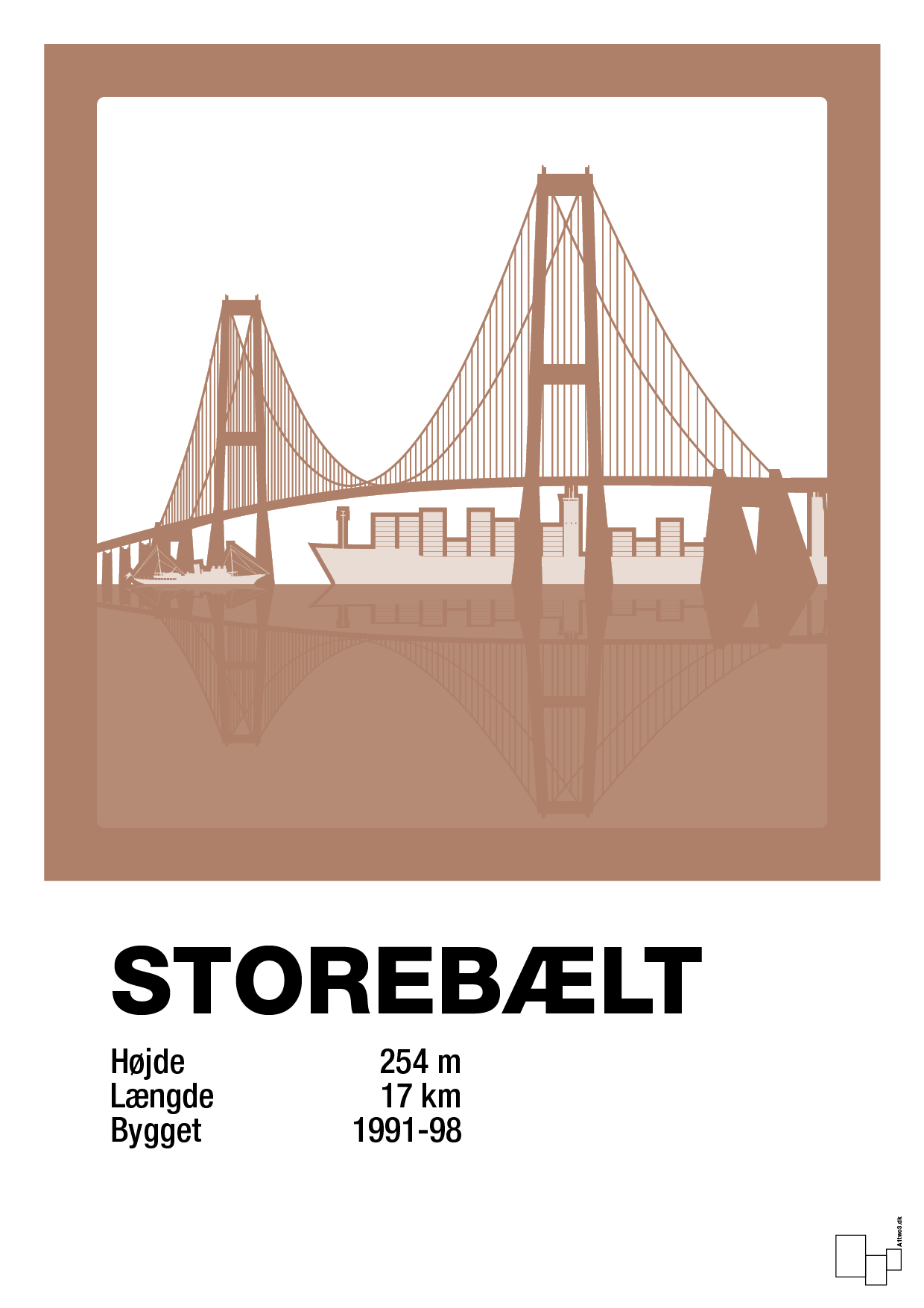 plakat: byplakat korsør & nyborg - storebælt - cider spice-Byer-A1two3