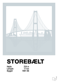 plakat: byplakat korsør & nyborg - storebælt - light drizzle-Byer-A1two3
