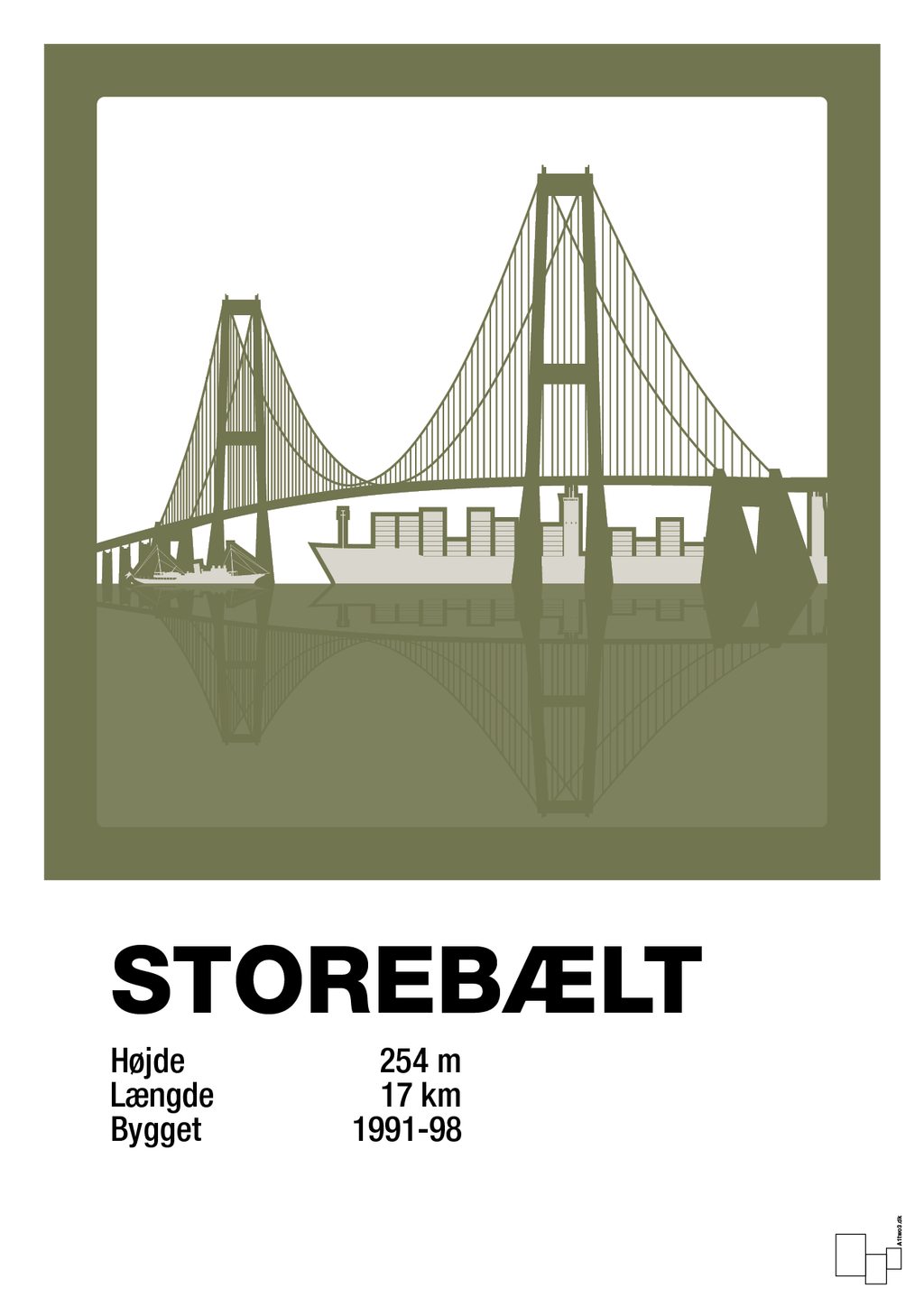 plakat: byplakat korsør & nyborg - storebælt - secret meadow-Byer-A1two3
