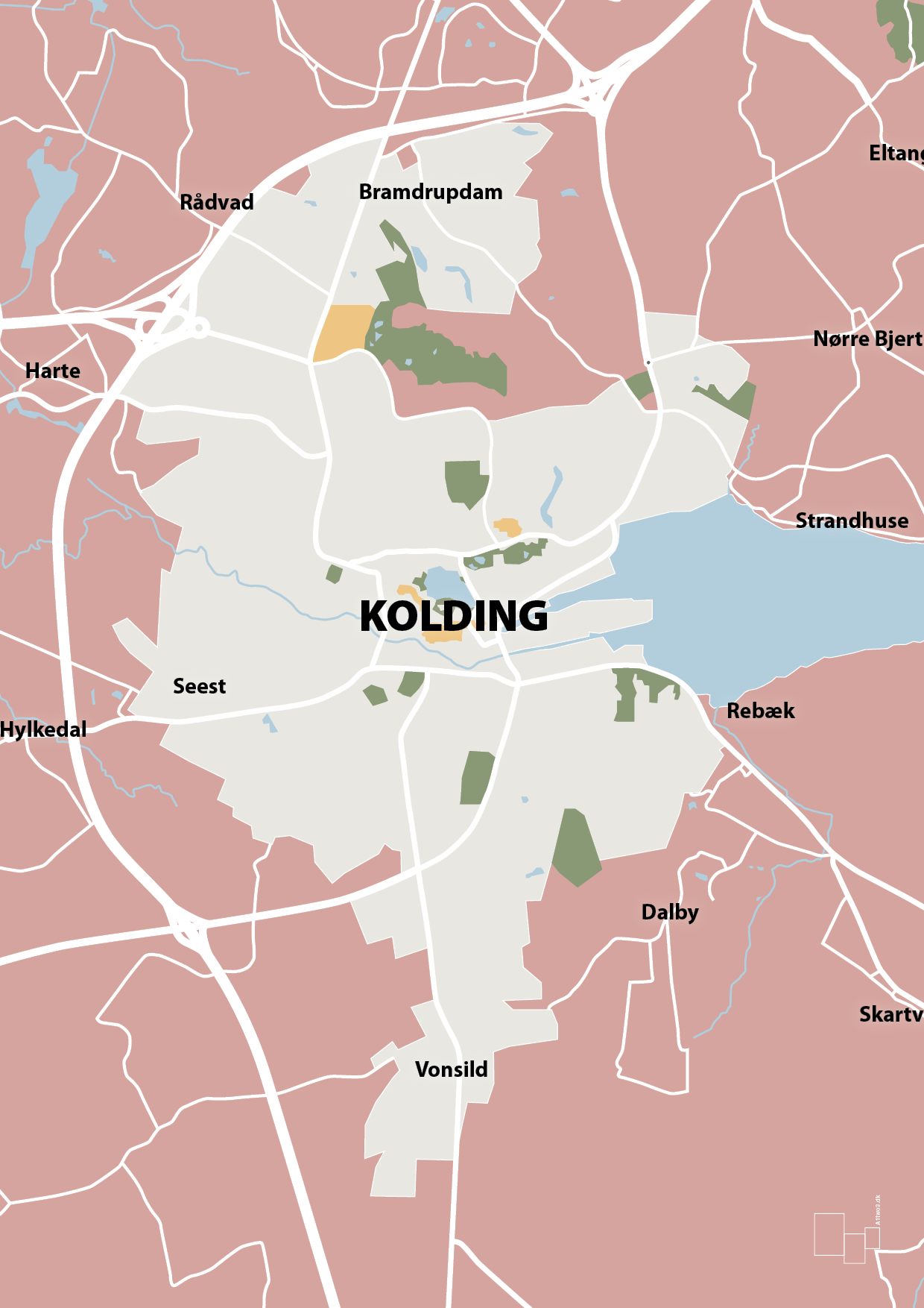 plakat: byplakat kolding - kort - bubble shell-Byer-A1two3