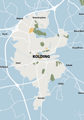 plakat: byplakat kolding - kort - heavenly blue-Byer-A1two3