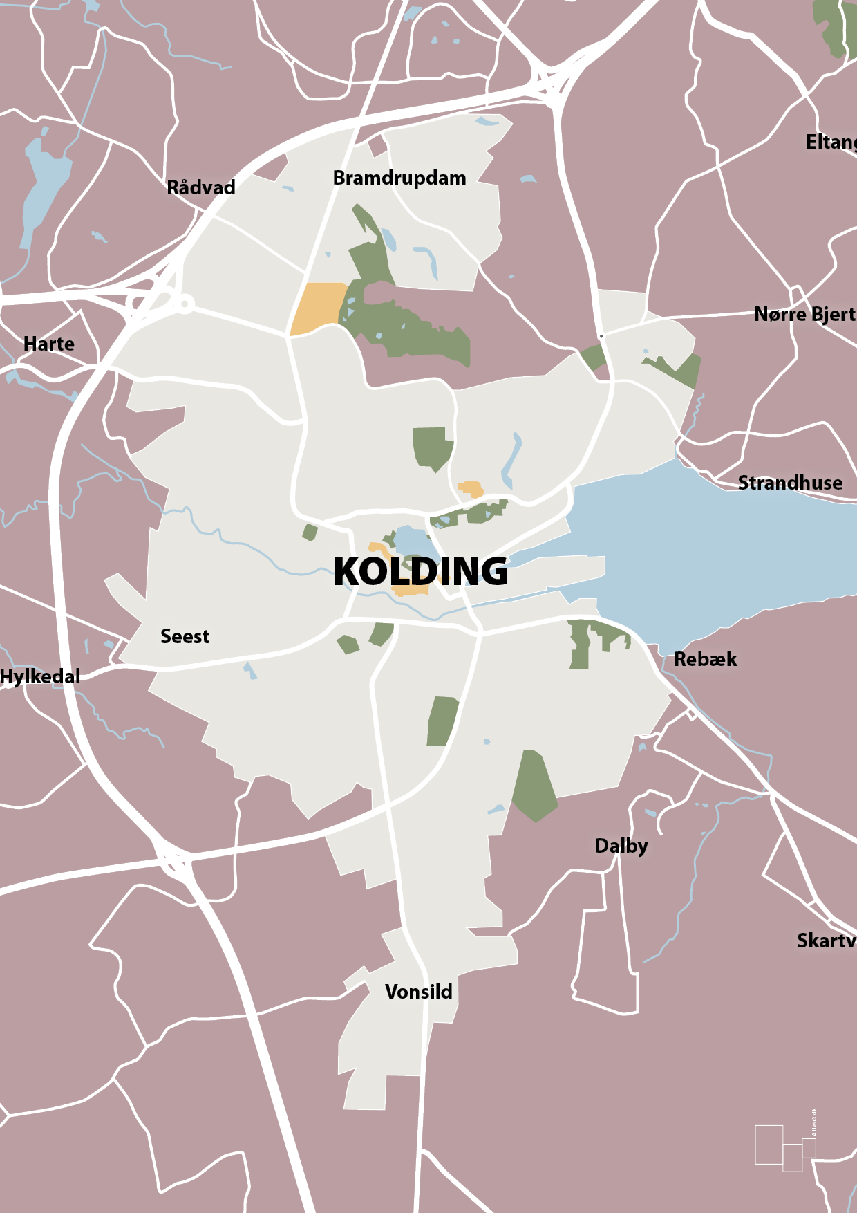plakat: byplakat kolding - kort - light rose-Byer-A1two3