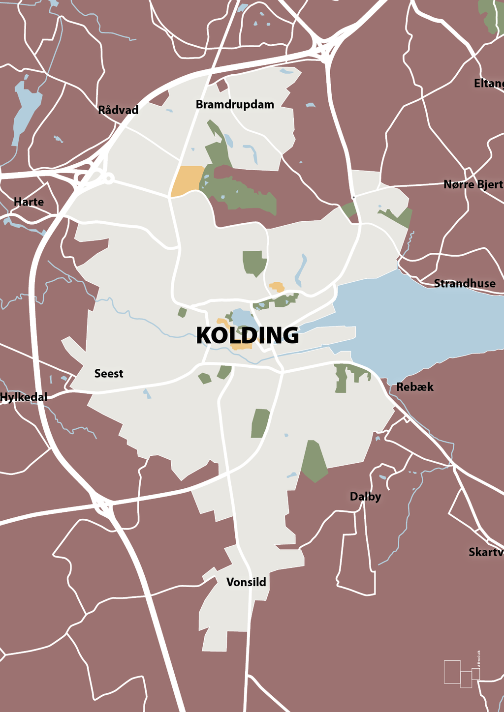 plakat: byplakat kolding - kort - plum-Byer-A1two3