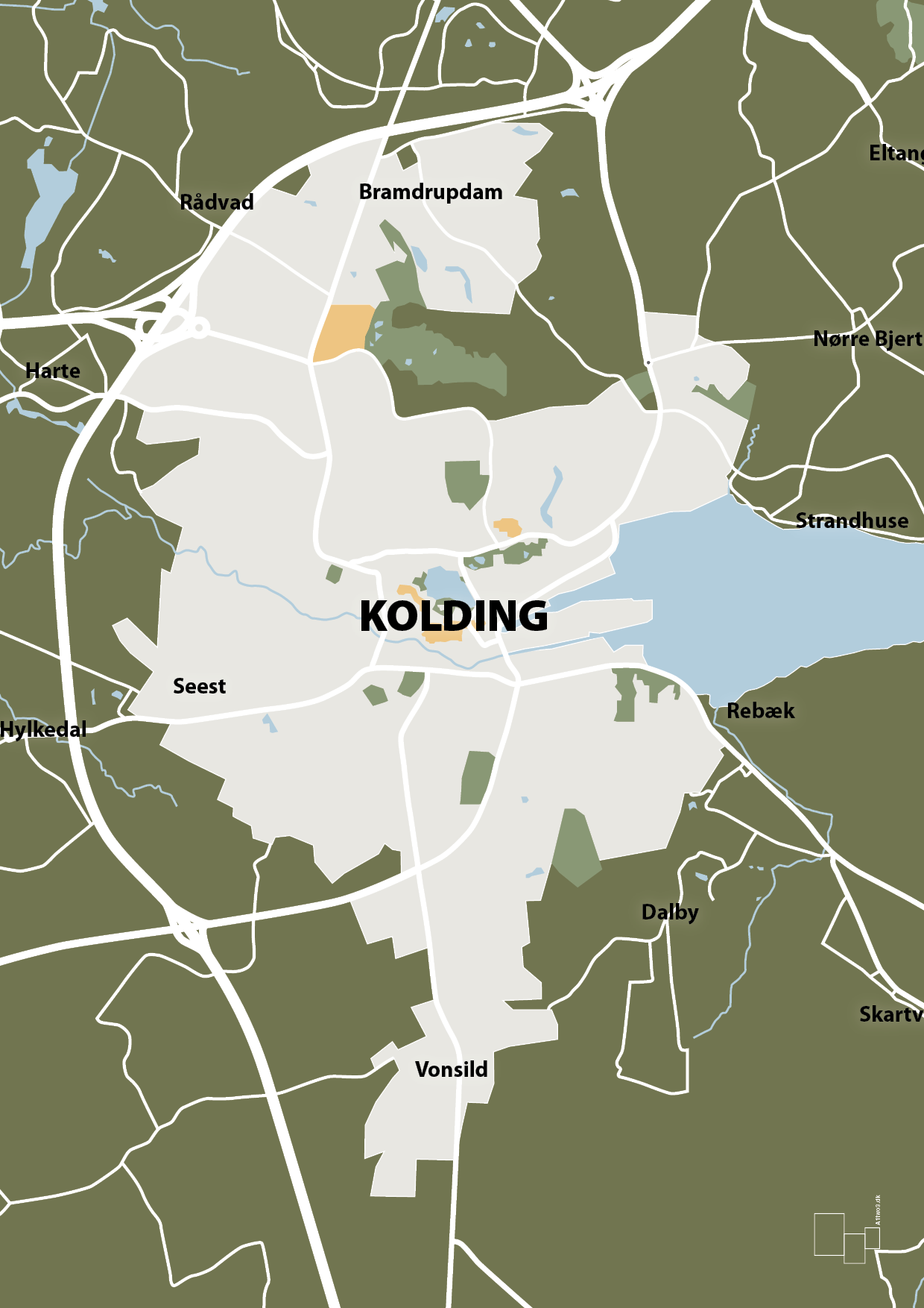 plakat: byplakat kolding - kort - secret meadow-Byer-A1two3