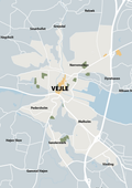 plakat: byplakat vejle - kort - light drizzle-Byer-A1two3