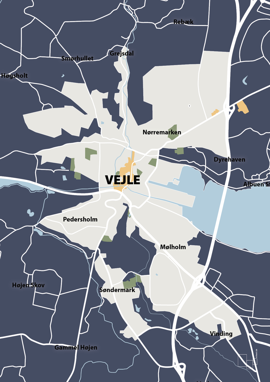 Byplakat vejle - kort - petrol-Byer-A1two3