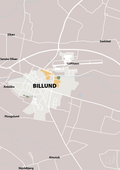 plakat: byplakat billund - kort - broken beige-Byer-A1two3