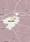 plakat: byplakat billund - kort - light rose-Byer-A1two3