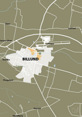 plakat: byplakat billund - kort - misty forrest-Byer-A1two3