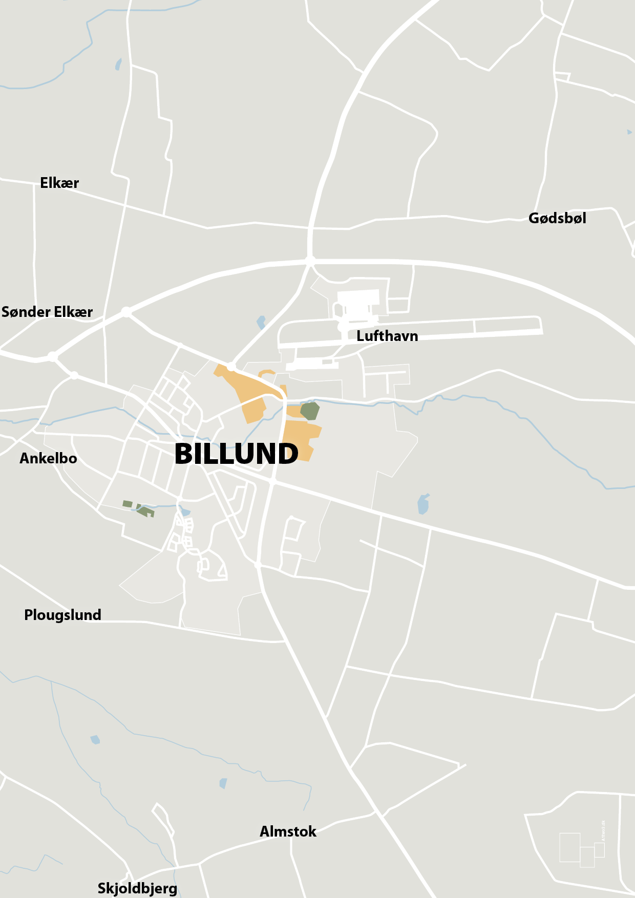 plakat: byplakat billund - kort - painters white-Byer-A1two3