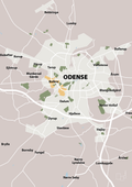 plakat: byplakat odense - kort - broken beige-Byer-A1two3