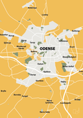 plakat: byplakat odense - kort - honeycomb-Byer-A1two3