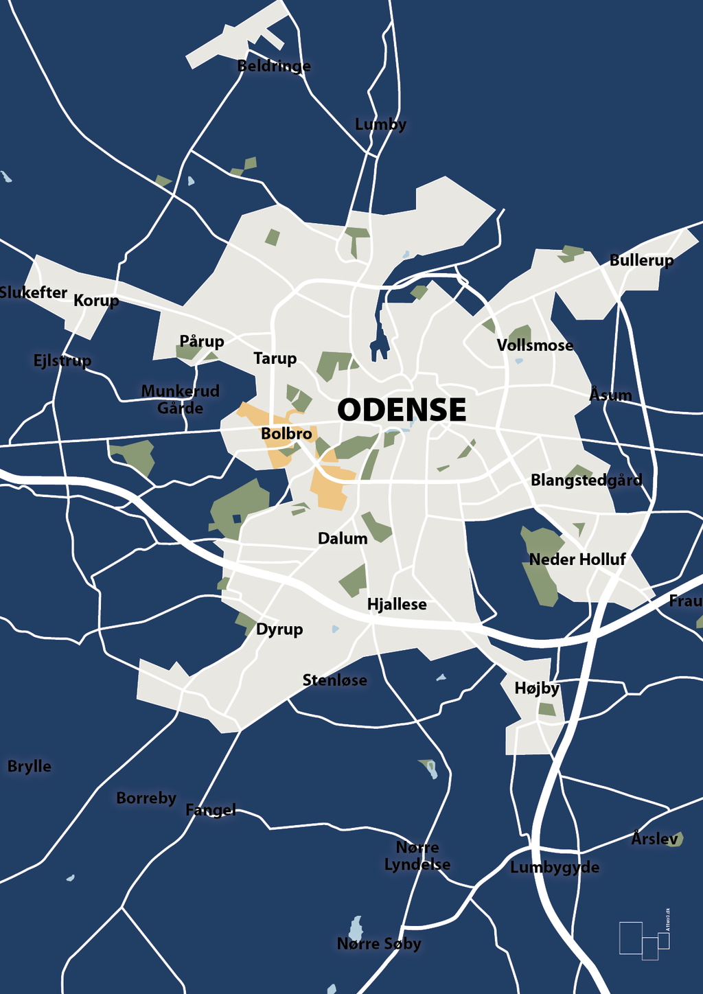 plakat: byplakat odense - kort - lapis blue-Byer-A1two3