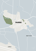plakat: byplakat vojens - kort - light drizzle-Byer-A1two3