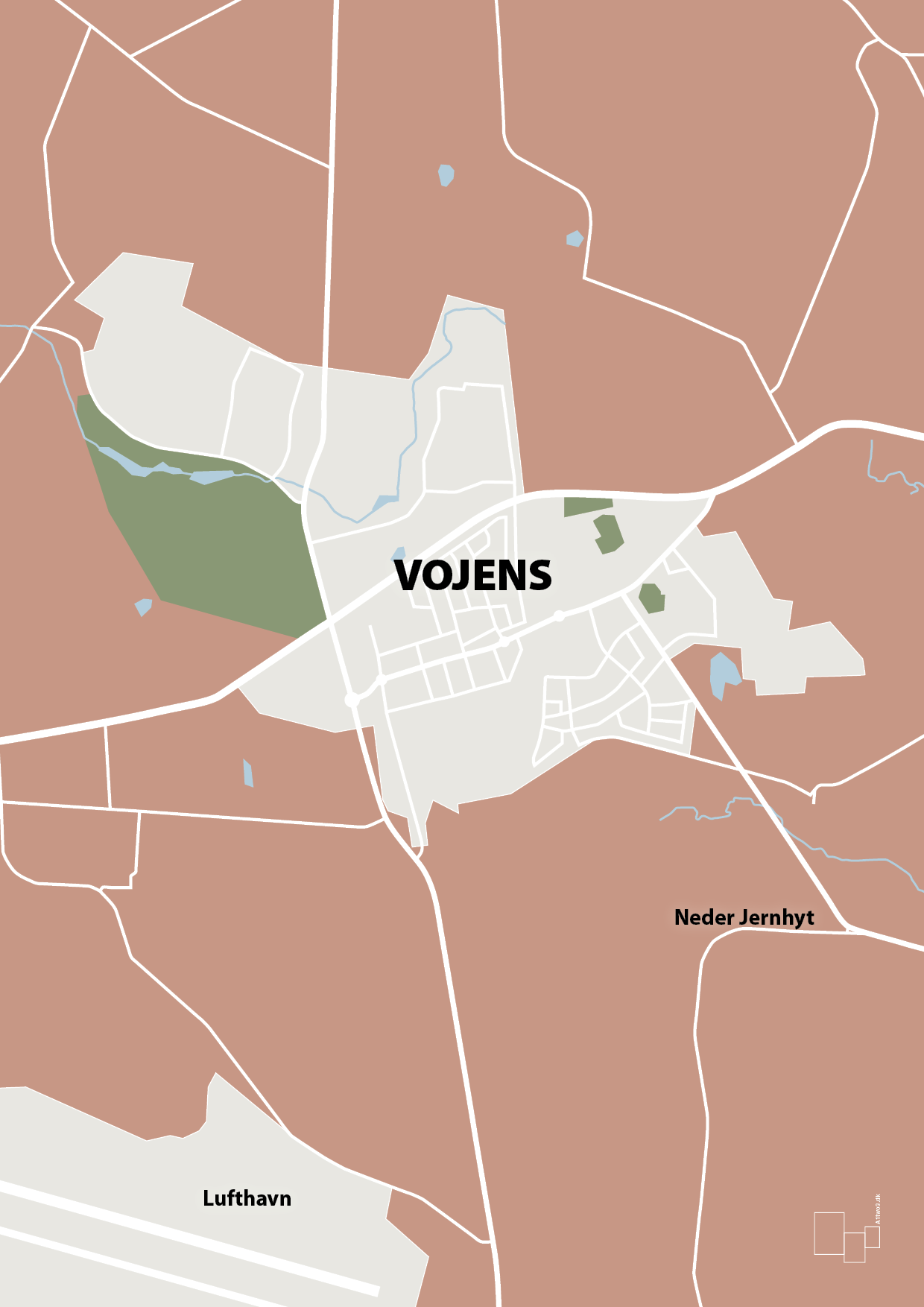 plakat: byplakat vojens - kort - powder-Byer-A1two3