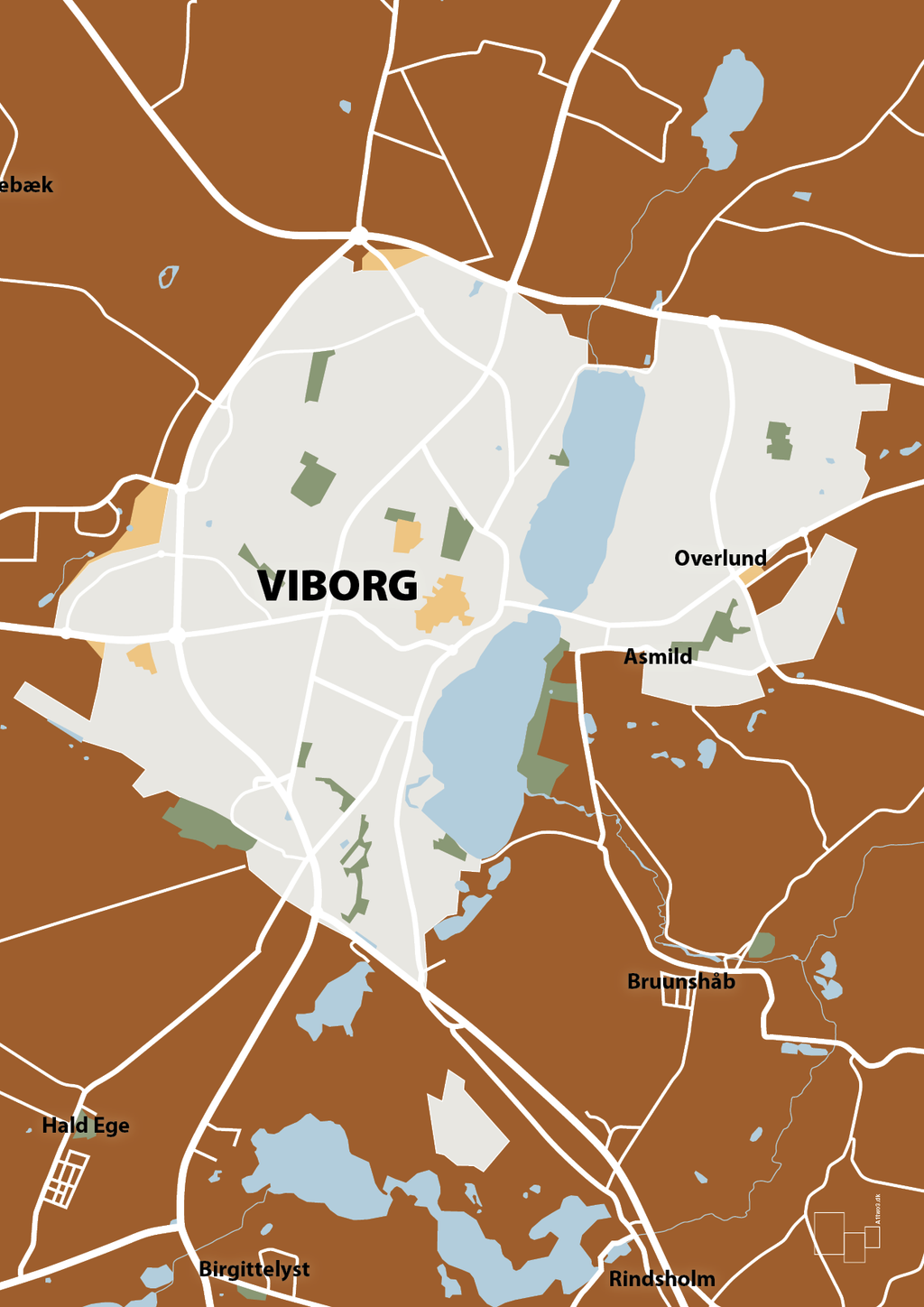 plakat: byplakat viborg - kort - cognac-Byer-A1two3