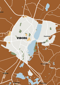 plakat: byplakat viborg - kort - cognac-Byer-A1two3