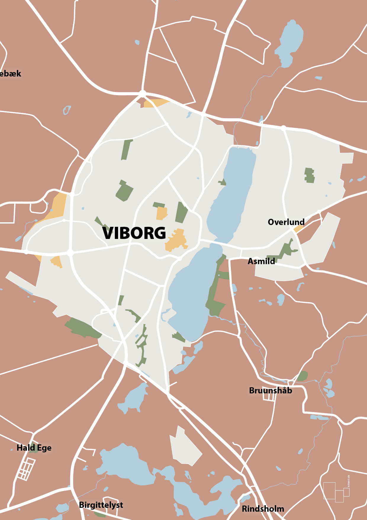 plakat: byplakat viborg - kort - powder-Byer-A1two3