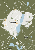 plakat: byplakat viborg - kort - secret meadow-Byer-A1two3