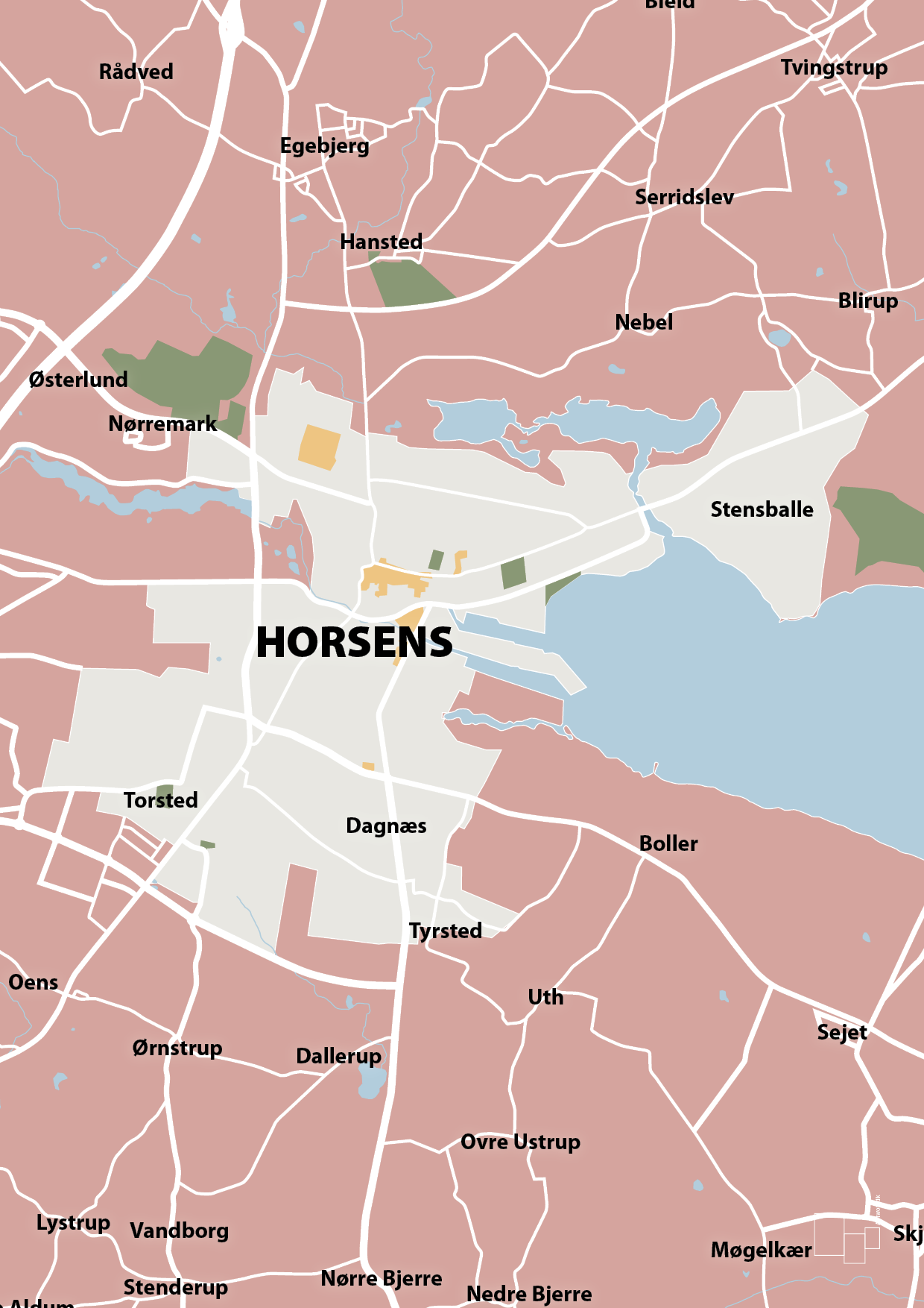 plakat: byplakat horsens - kort - bubble shell-Byer-A1two3