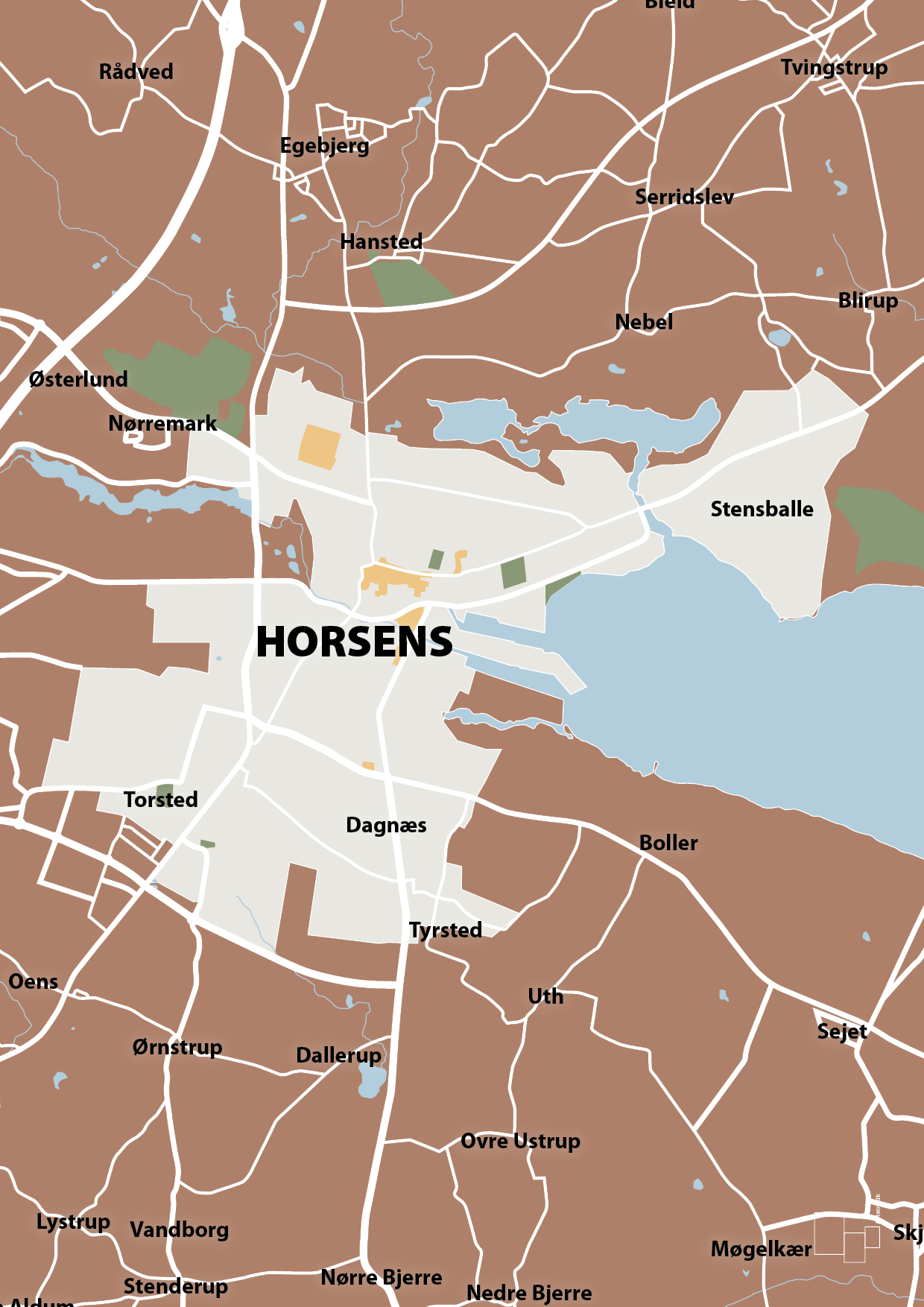plakat: byplakat horsens - kort - cider spice-Byer-A1two3