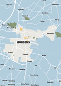 plakat: byplakat horsens - kort - heavenly blue-Byer-A1two3
