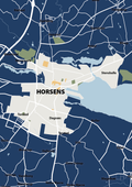 plakat: byplakat horsens - kort - lapis blue-Byer-A1two3