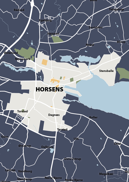 Byplakat horsens - kort - petrol-Byer-A1two3