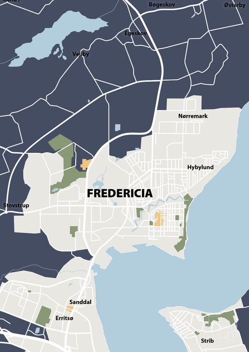 Byplakat fredericia - kort - petrol-Byer-A1two3