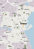 plakat: byplakat aarhus - kort - dusty lilac-Byer-A1two3