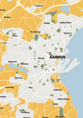 plakat: byplakat aarhus - kort - honeycomb-Byer-A1two3