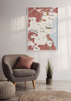 plakat: byplakat aarhus - kort - dusty lilac-Byer-A1two3