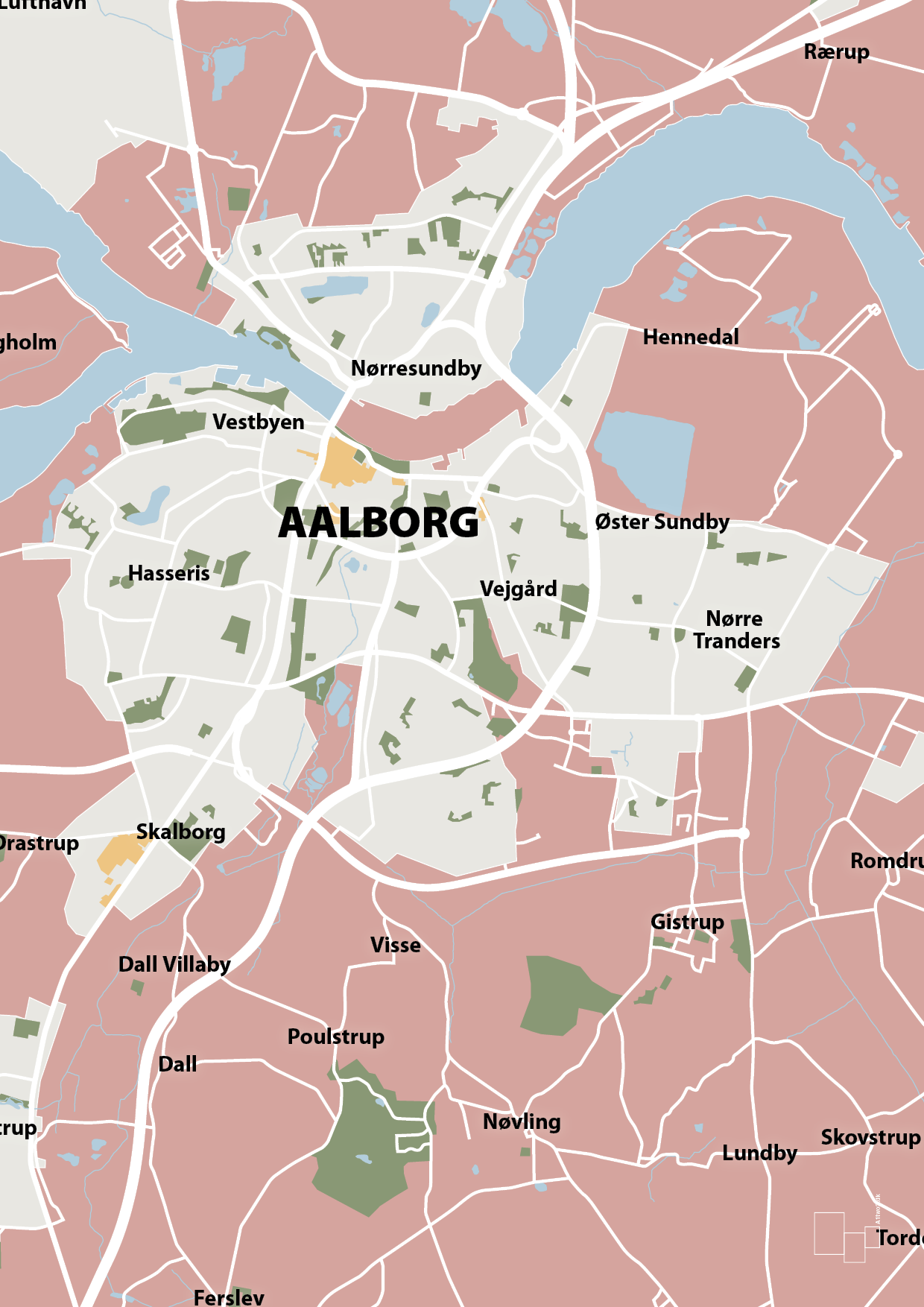 plakat: byplakat aalborg - kort - bubble shell-Byer-A1two3
