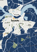 plakat: byplakat aalborg - kort - lapis blue-Byer-A1two3