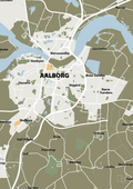 plakat: byplakat aalborg - kort - misty forrest-Byer-A1two3