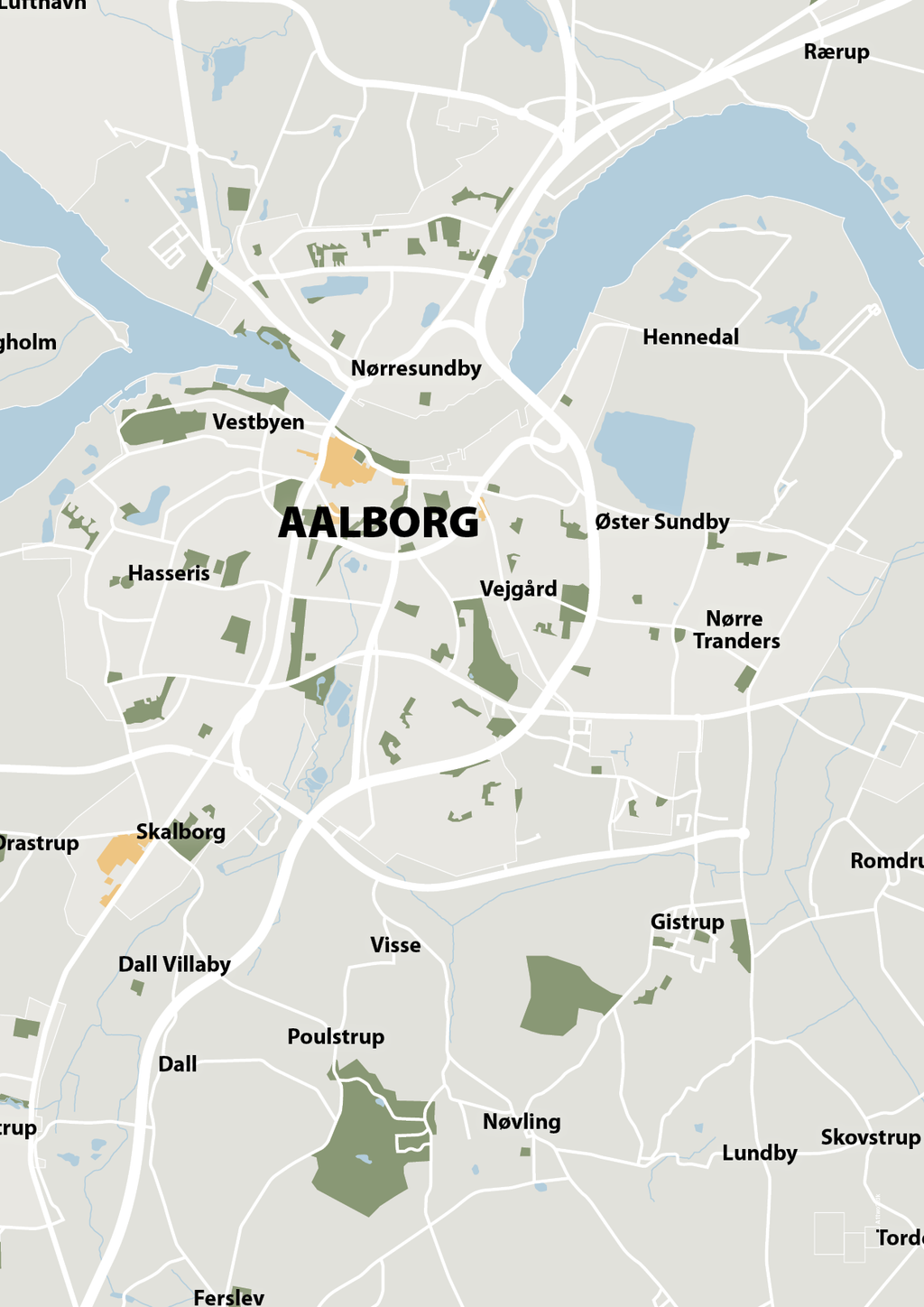 plakat: byplakat aalborg - kort - painters white-Byer-A1two3