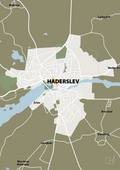 plakat: byplakat haderslev - kort - misty forrest-Byer-A1two3