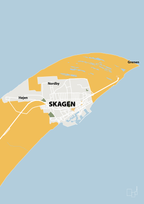 plakat: byplakat skagen - kort - honeycomb-Byer-A1two3