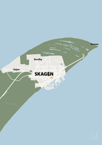plakat: byplakat skagen - kort - jade-Byer-A1two3