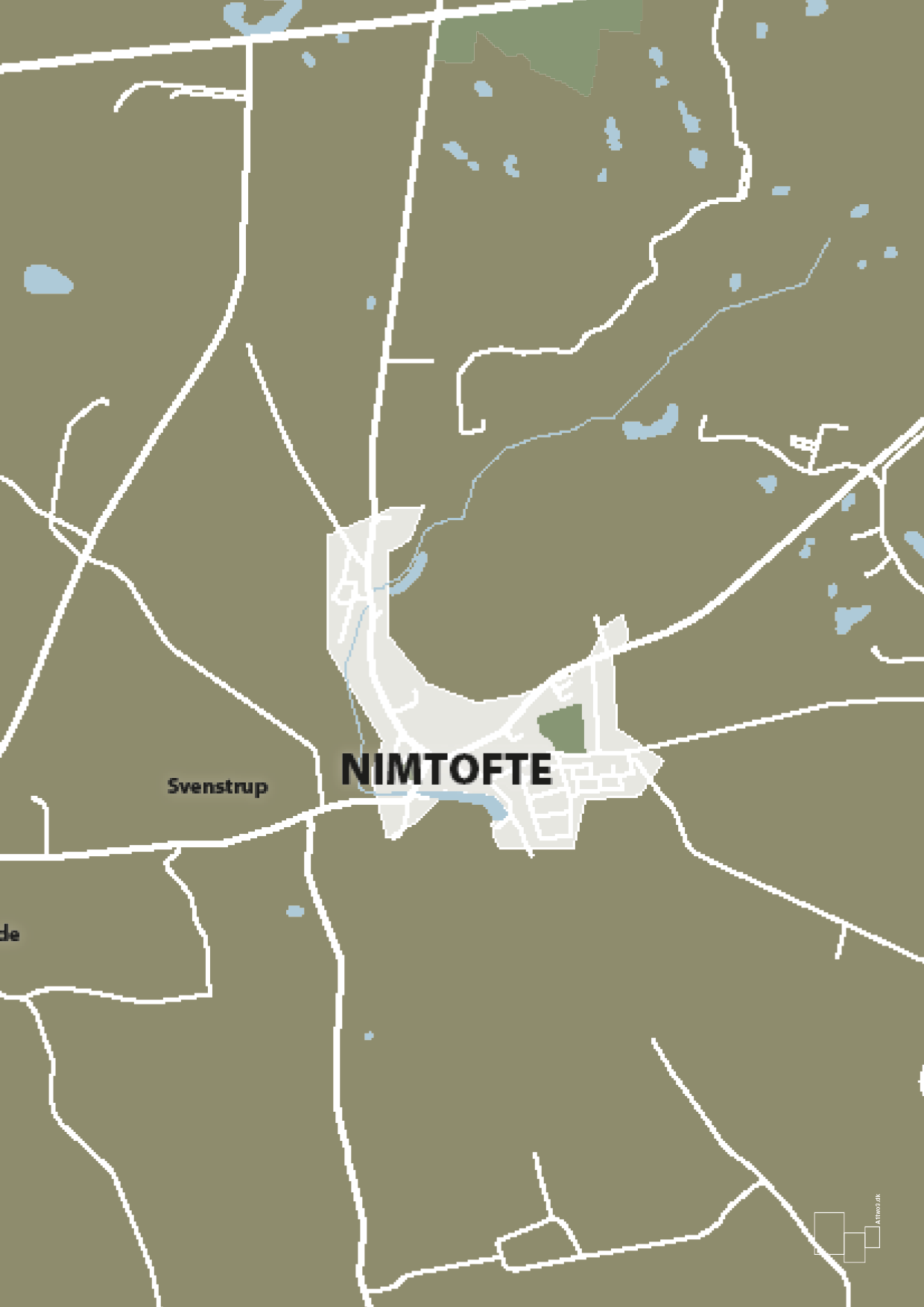 plakat: byplakat nimtofte - kort - misty forrest-Byer-A1two3