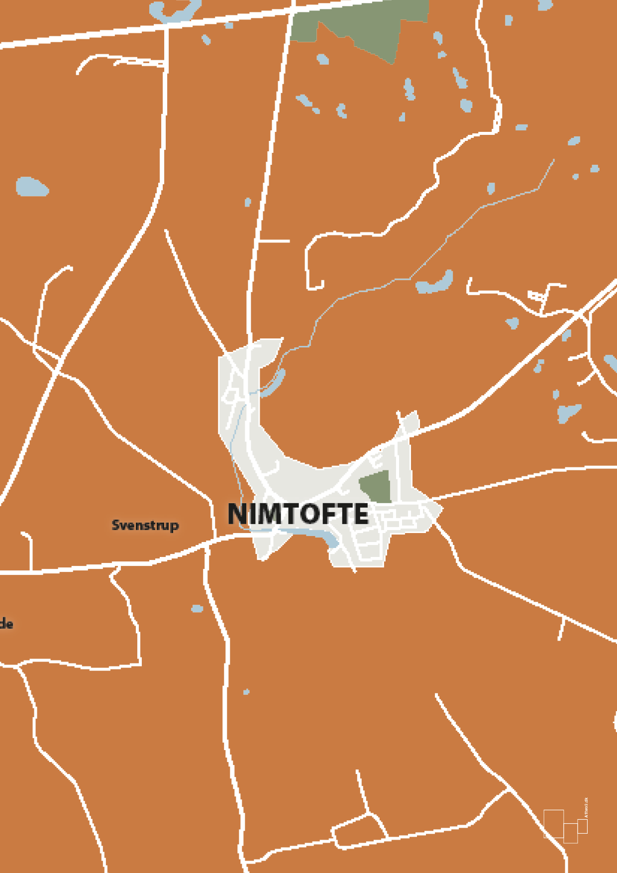 plakat: byplakat nimtofte - kort - rumba orange-Byer-A1two3
