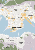 plakat: byplakat hong kong - kort - dusty lilac-Byer-A1two3
