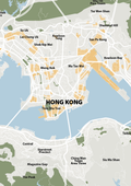 plakat: byplakat hong kong - kort - painters white-Byer-A1two3