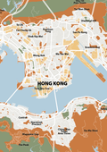 plakat: byplakat hong kong - kort - rumba orange-Byer-A1two3