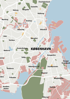 plakat: byplakat københavn - kort - bubble shell-Byer-A1two3